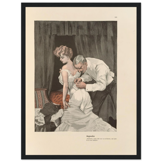 Argwohn (1908) Art Print | Ferdinand Freiherr von Reznicek-Quipham Collections