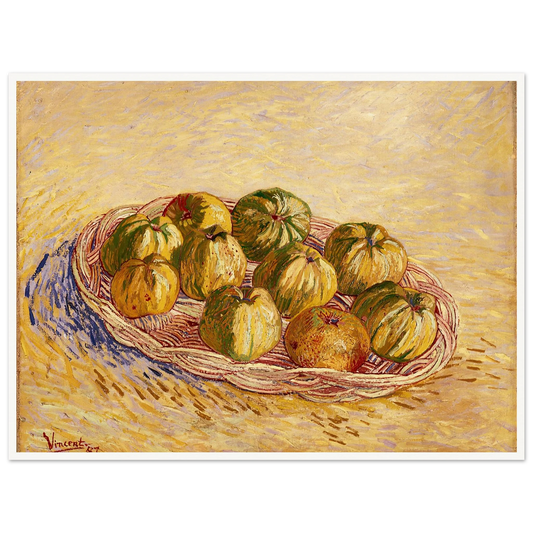 Still Life, Basket of Apples (1887) Art Print | Vincent van Gogh-Quipham Collections