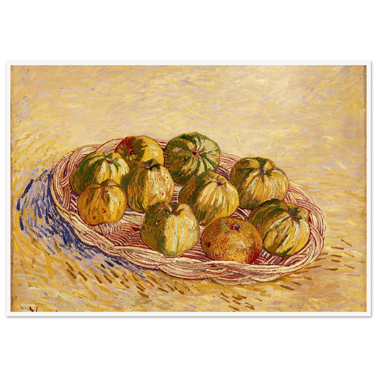 Still Life, Basket of Apples (1887) Art Print | Vincent van Gogh-Quipham Collections