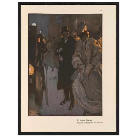 Die lustige Ehefrau (1908) Art Print | Ferdinand Freiherr von Reznicek-Quipham Collections