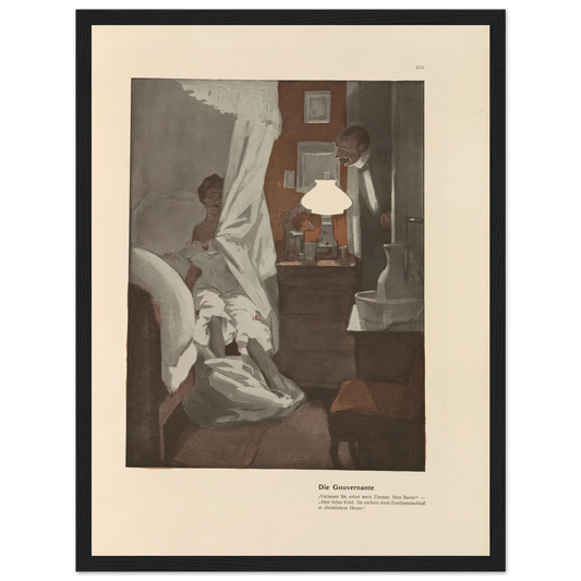 Die Gouvernante (1908) Art Print | Ferdinand Freiherr von Reznicek-Quipham Collections