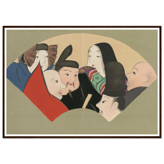 Six Poetic Immortals (Rokkasen) (1909-1910) Art Print | Kamisaka Sekka-Quipham Collections