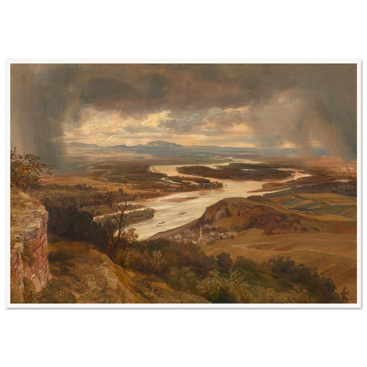 Die Donauauen bei Wien (ca. 1870) Art Print | Josef Hoffmann-Quipham Collections