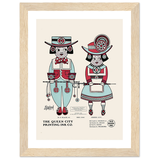Queen City Ink, Ad. 04 (1890-1913) Art Print | Augustus Jansson-Quipham Collections
